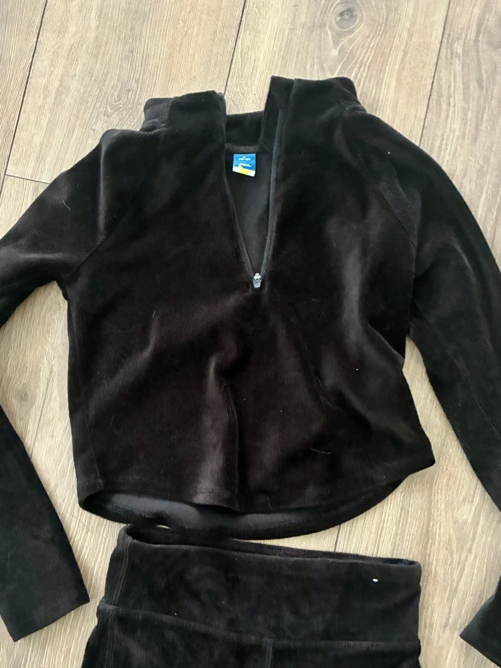 Old Navy Black Kids Matching Velvet Set - Flare